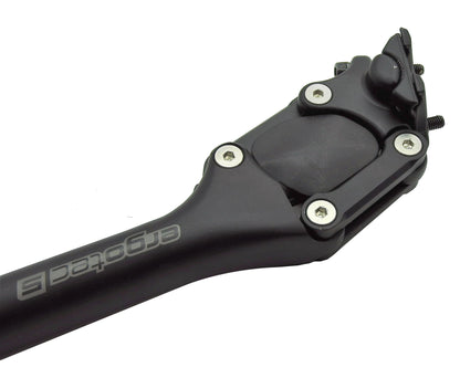 Federsattelstütze 90 Kg ERGOTEC PM-705N Sattelstütze gefedert Alu Ø 27,2 - 31,8