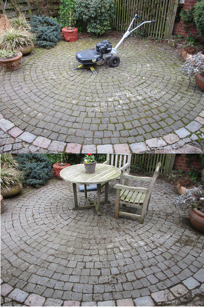 KWERN Wildkrautbürste GREENBUSTER Pro 66 B+S 500E Reinigung Moos Unkraut Entferner