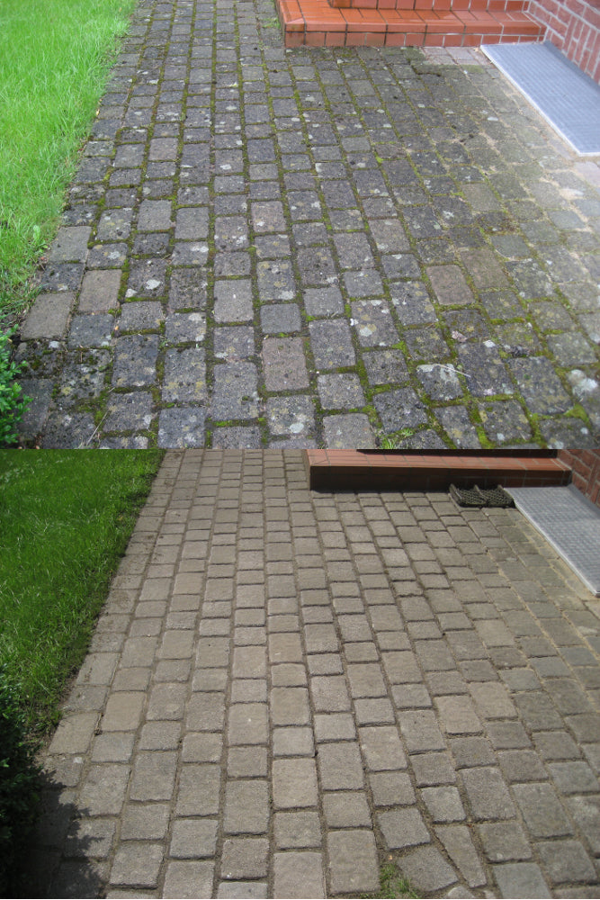 KWERN Wildkrautbürste GREENBUSTER Pro 66 B+S 500E Reinigung Moos Unkraut Entferner