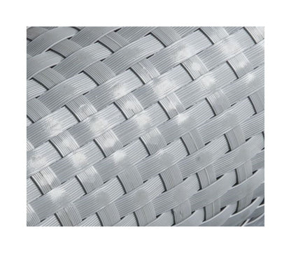 Polyrattan PVC Sichtschutz Matte 300x90 Balkon Zaun Windschutz Garten grau