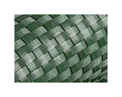 Polyrattan PVC Sichtschutz Matte 300x90 Balkon Zaun Windschutz Garten grün