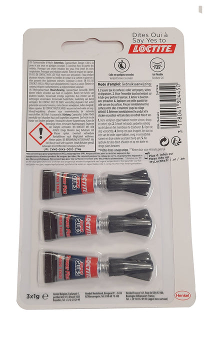 Loctite Sekundenkleber Power Kleber Sekunden Alleskleber Schnellkleber