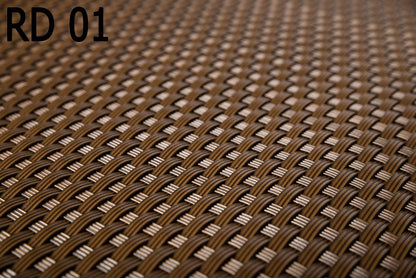 Polyrattan PVC Sichtschutz Matte 300x90 Balkon Zaun Windschutz hellbraun braun