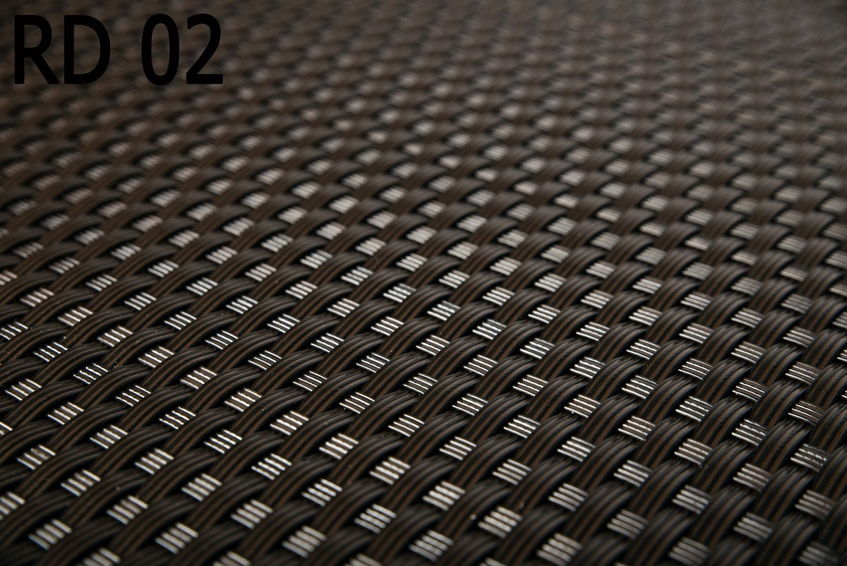 Polyrattan PVC Sichtschutzmatte 300x100 Balkon Sichtschutz Zaun Windschutz braun