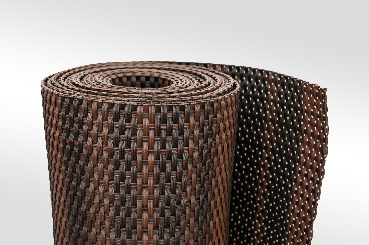 Polyrattan PVC Sichtschutz Matte 300x100cm Balkon Rattan Zaun Garten Windschutz
