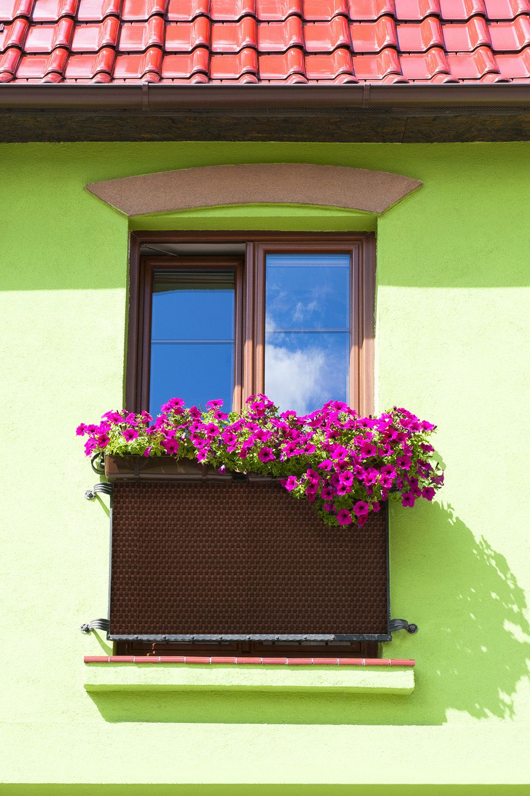 Polyrattan PVC Sichtschutz Matte 300x100cm Balkon Rattan Zaun Garten Windschutz