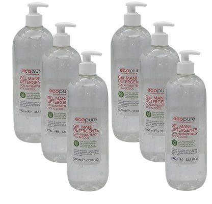 6x 1000ml Hände Desinfektion Hautdesinfektion Viren Hand Gel 71% Alkohol Spender