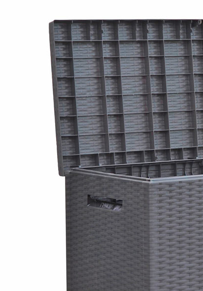 Auflagenbox Rattan Optik 349L Gartenbox Gartentruhe Auflagen Garten Box Truhe