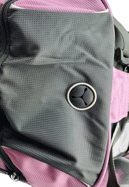 Sporttasche rosa grau Fitness Trainingstasche Sport Training Tasche Reisetasche