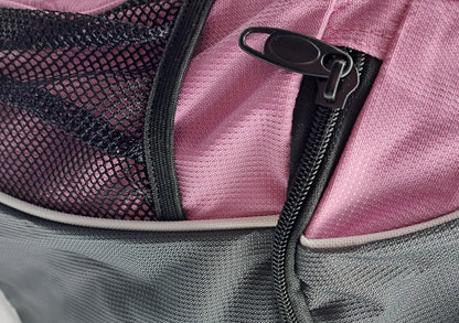 Sporttasche rosa grau Fitness Trainingstasche Sport Training Tasche Reisetasche