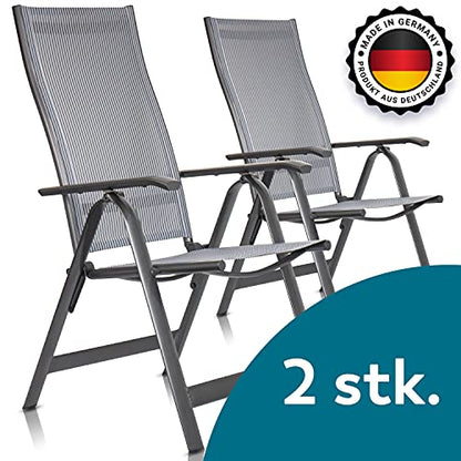 skanfriends 10-Stufen Gartenstuhl Binz - Verpackungseinheit: 2 Stück