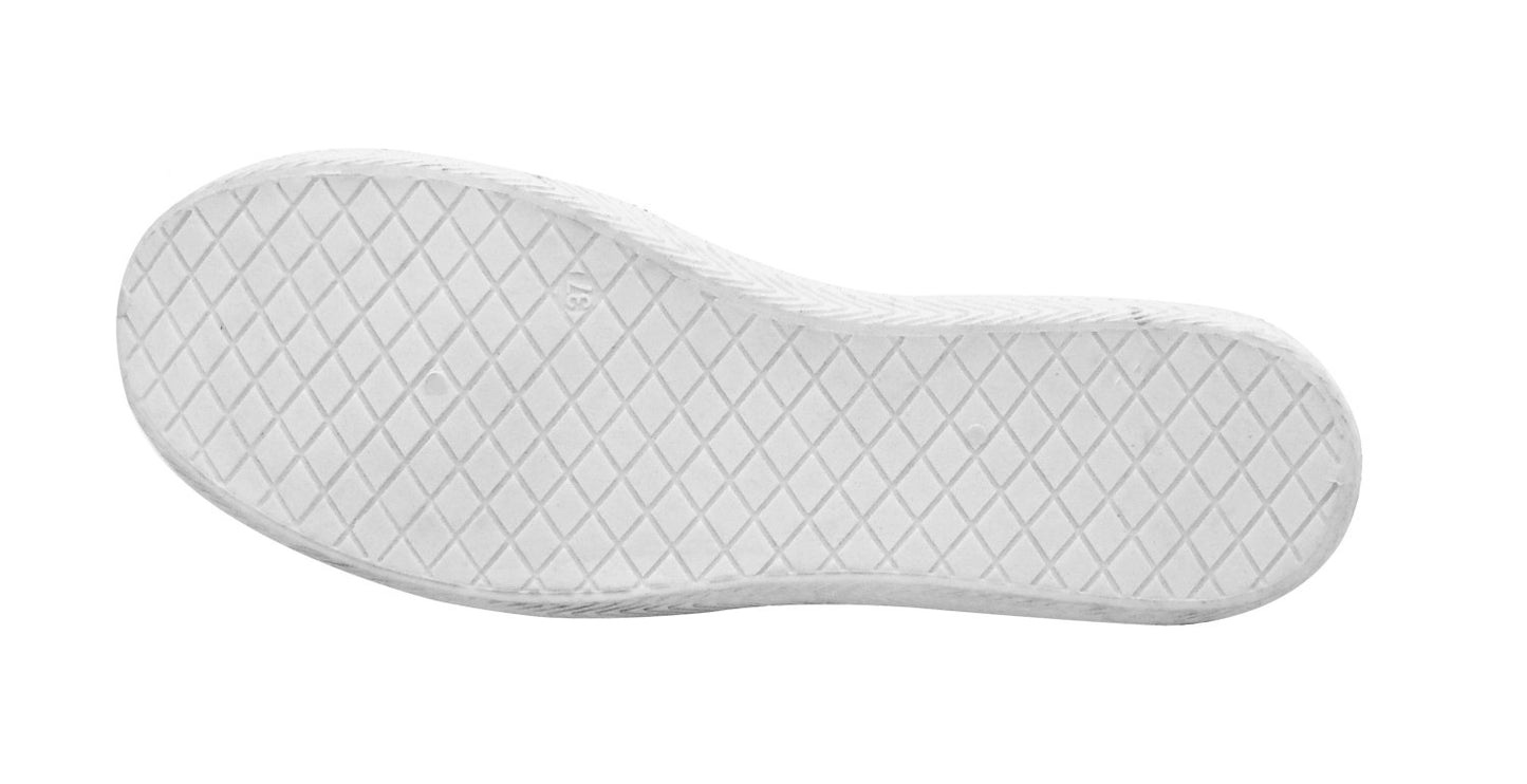 Damen Canvas Sneaker Slipper Slip On Schuhe Loafer Stoff Freizeitschuhe Flats
