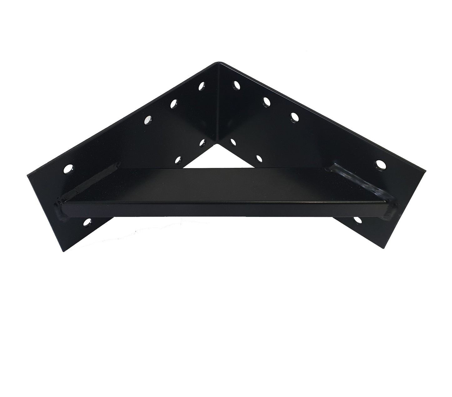 Großer Stahl Winkel 25x25cm extra stark Holzverbinder verstärkt schwarz