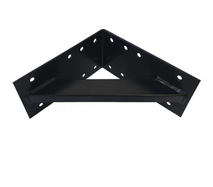 Großer Stahl Winkel 25x25cm extra stark Holzverbinder verstärkt schwarz