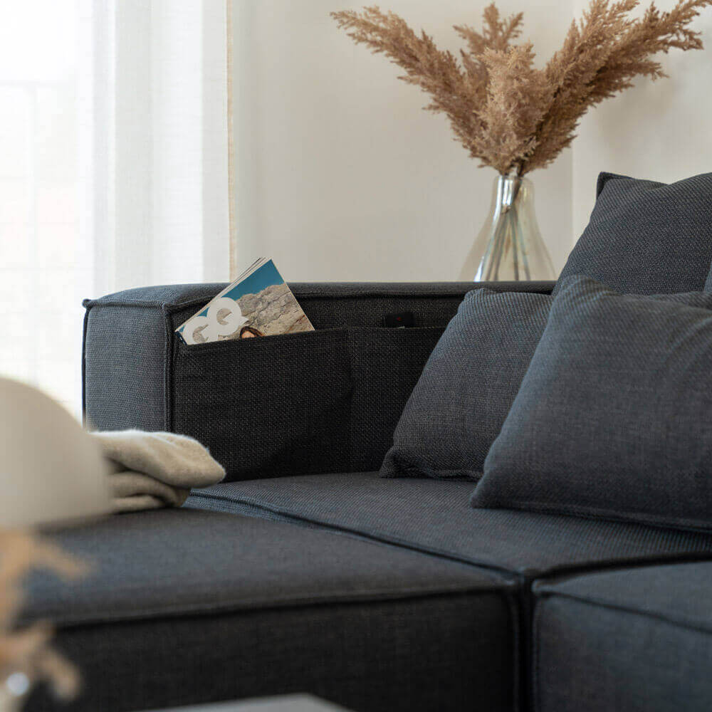 Modulares Sofa Cozy L 327x207 cm Wohnlandschaft Sofa Couch Wohnzimmer Garnitur