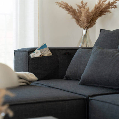 Modulares Sofa Cozy L 327x207 cm Wohnlandschaft Sofa Couch Wohnzimmer Garnitur